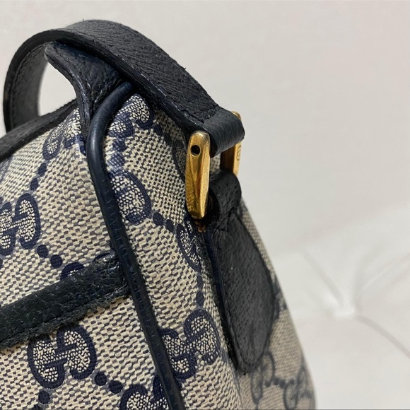 Gucci Ophidia GG Blue Coated Canvas Crossbody bag - Picture 3 of 10